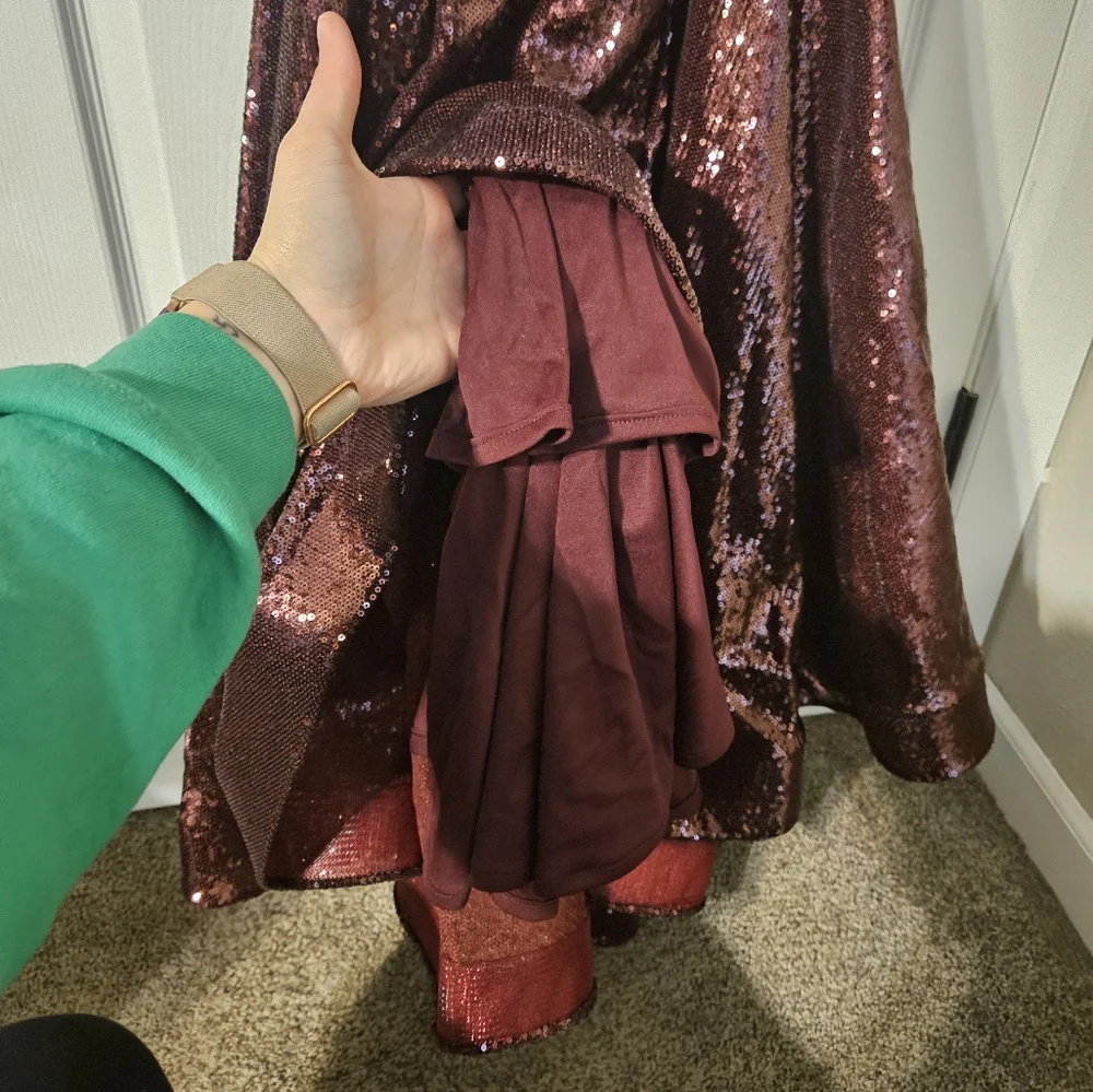 Ava Presley Burgundy Prom Dress mermaid‎ style size 8 nwot